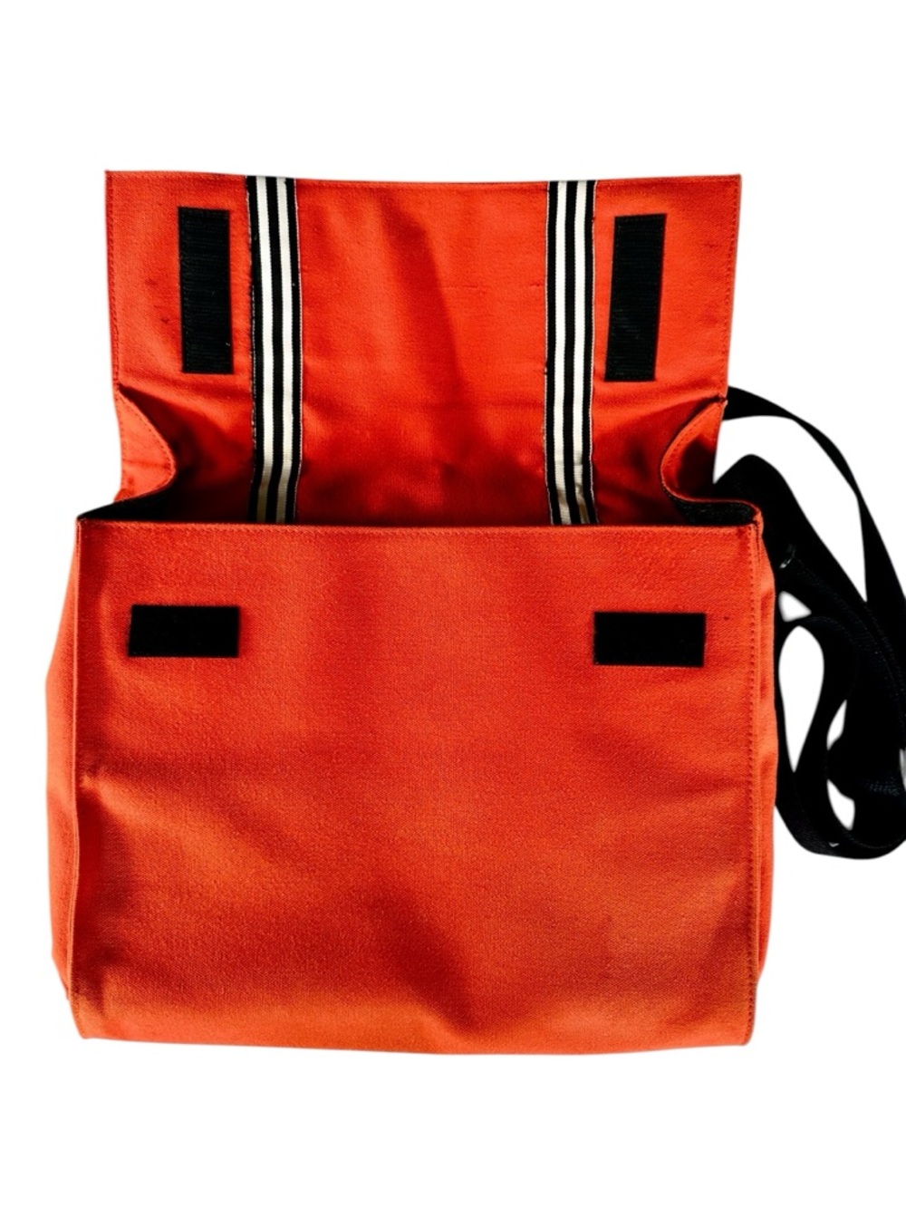 Kate Spade Orange Canvas Messenger/ Laptop Bag Unisex - Picture 5 of 10